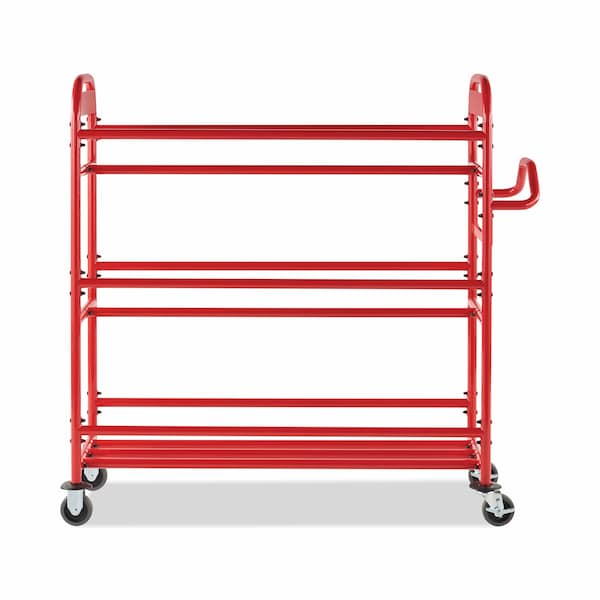 Rubbermaid Commercial Tote Picking Cart, 57 x 18.5 x 55, 450 lb Capacity, Red 2144269 - main